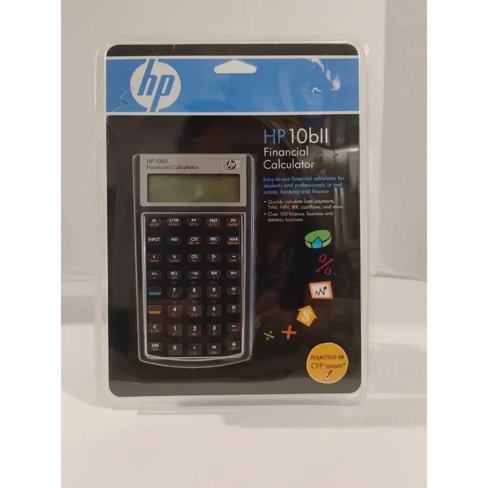 Authentic HP 10bII Financial Calculator For Students & Professionals NEW